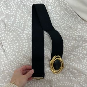 Vintage Waist gold and black Belt